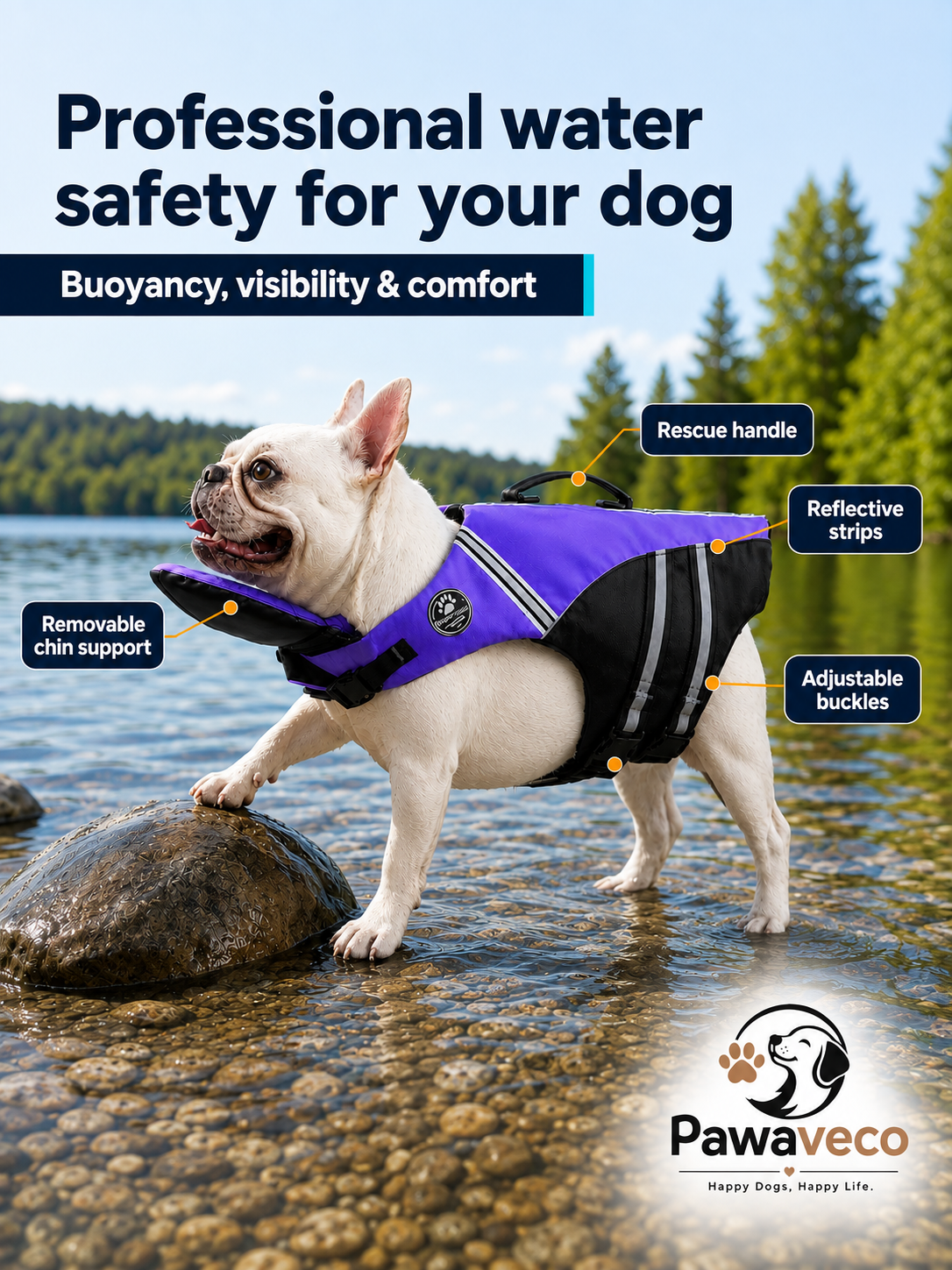 Pawave™ Dog Life Jacket