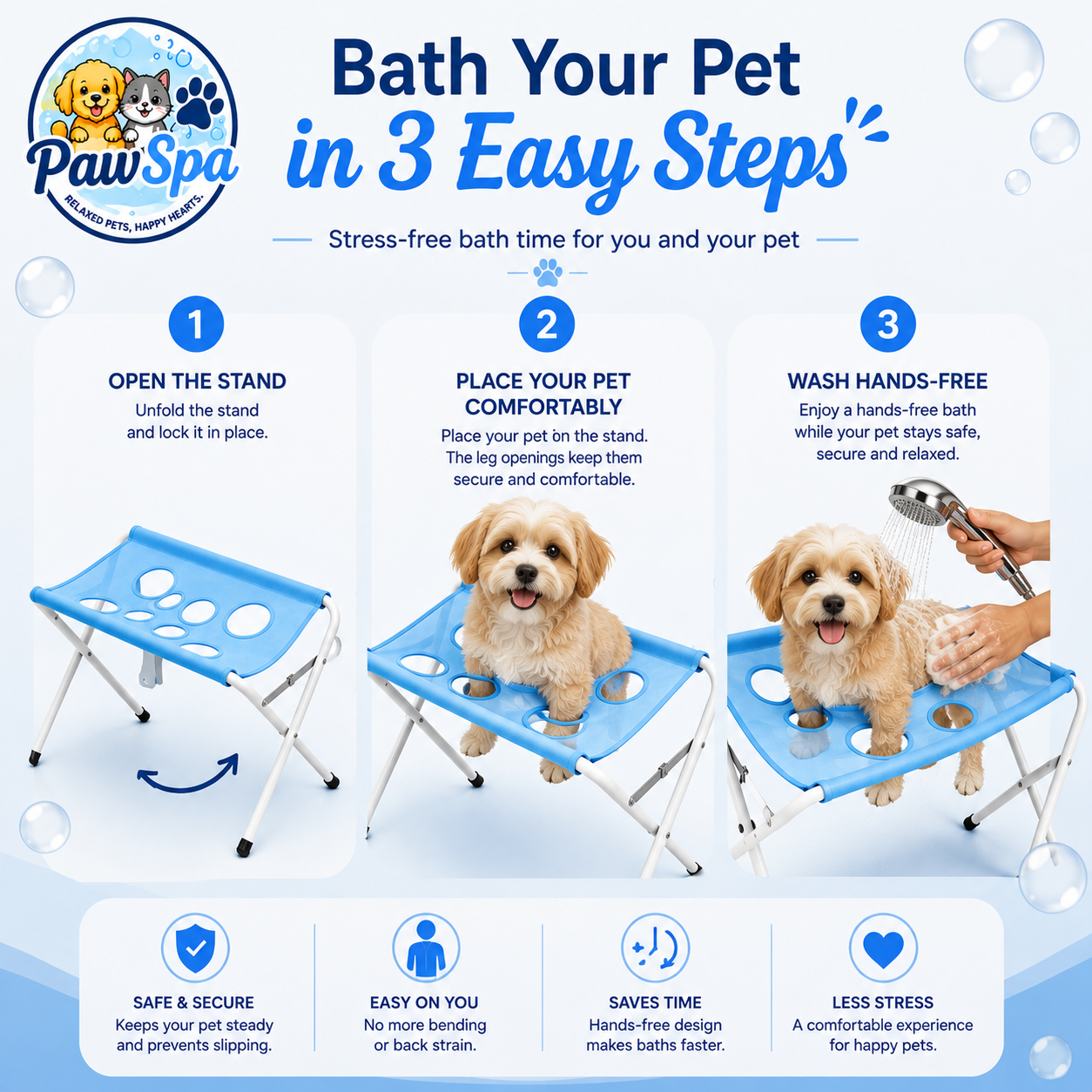 PawSpa pet bath & grooming stand
